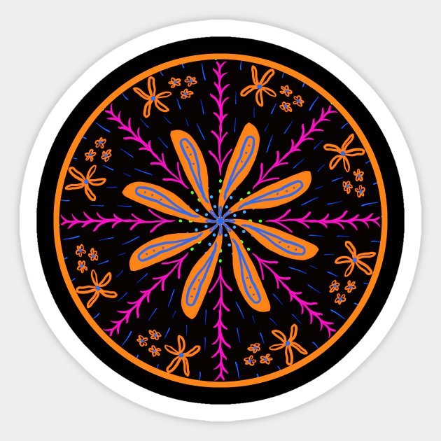 Hippie Flower Ornament Sticker by letnothingstopyou